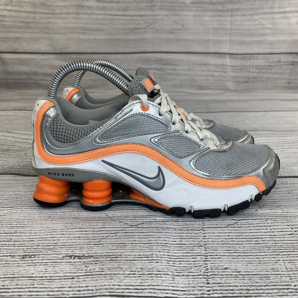 Nike Shox Running Sneakers Women Size 6.5 Athletic Shoes 366423-002 VTG Reflec